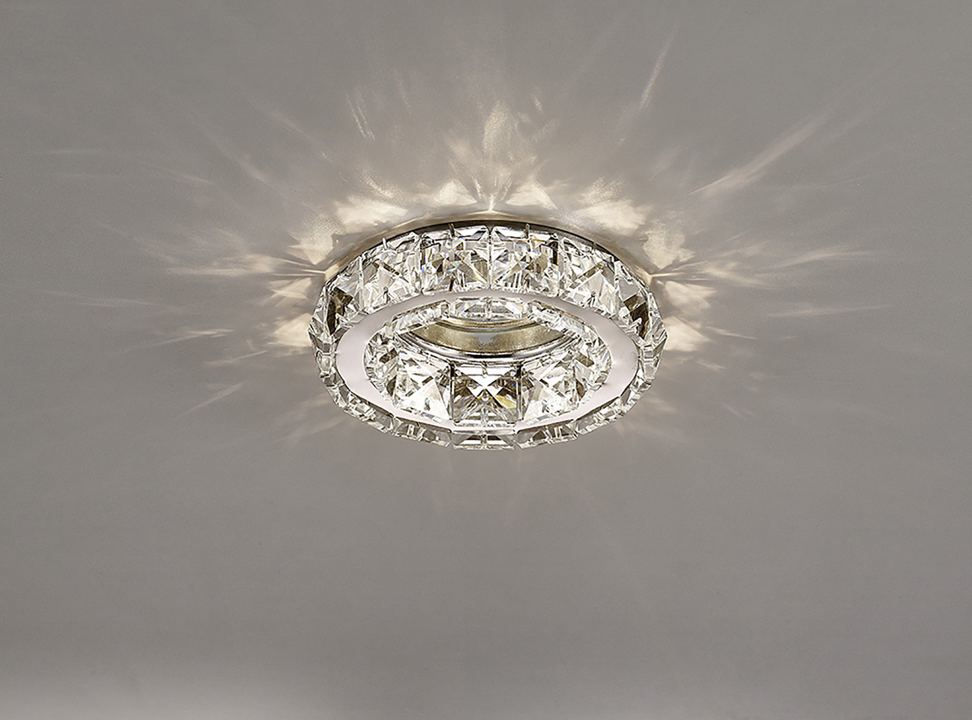 Galaxy Crystal Ceiling Lights Diyas Recessed Crystal Lights